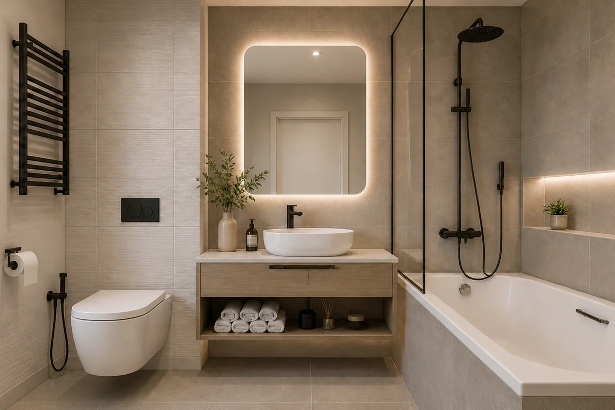 Поддерживающая уборка ванной